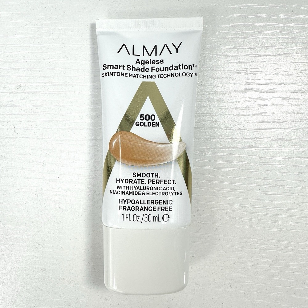 Almay Ageless Smart Shade Foundation Skintone Matching Technology‎ #500 GOLDEN